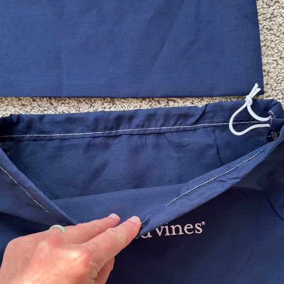 4 - Vineyard Vines Blue Drawstring Bag Collection - Picture 2 of 2